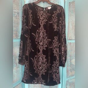 Vintage Cache Dress Women’s Size 6 Velvet